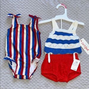 Bay Girl Fourth of July Outfit Bundle